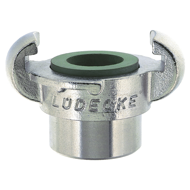 KLAUEN-INNENGEWINDEKUPPLUNG G 1/2" IG, 1.4401, DIN 3489 KLAUEN-INNENGEWINDEKUPPLUNG G 1/2" IG, 1.4401, DIN 3489